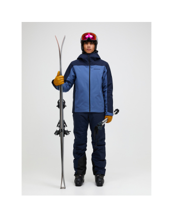 Peak Performance Maroon Blocked HIPE&reg; 2L Insulated Shell Jacket Men